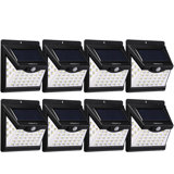 40 LED Solar Lights, Security Wall Lighting, Waterproof Motion Sensor Light, 6500K Pure White