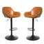 Winfield Swivel Upholstered Adjustable Height Counter Stool with Metal Frame-31916399