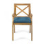 Chaise de salle à manger Perla, 2 pièces, avec 2 coussins, pour cour, bord de piscine, jardin-1528770618