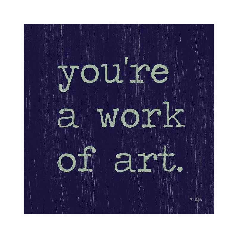 Work Of Ar 1 Piece Wrapped Canvas Wall Art, 30.48 cm H x 30.48cm W