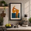 Contemplative Figure Minimalist - Wrapped Canvas-1588321700-1588321706