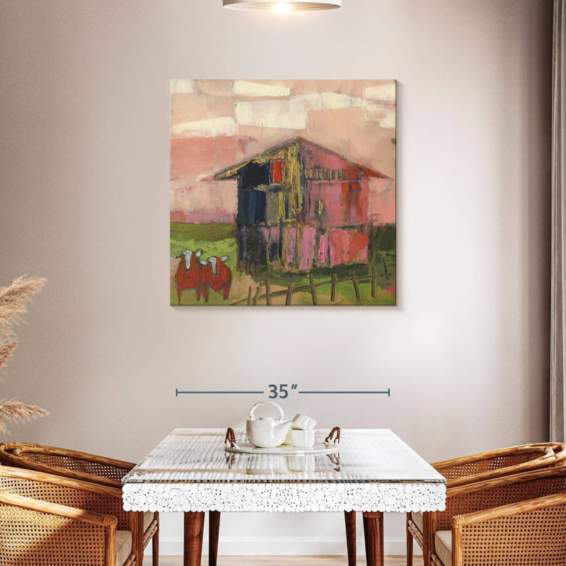 Lilie Buckingham Barn, 36" H x 36" W
