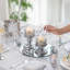 2 Pieces Metal Candlestick Set