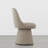 Swivel Fabric Upholstered Dining Chair-1757222449