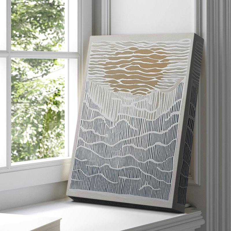 Abstrait, toile tendue avec châssis CDLxxxix - prêt à être accroché, H 36 po x l 24 po
