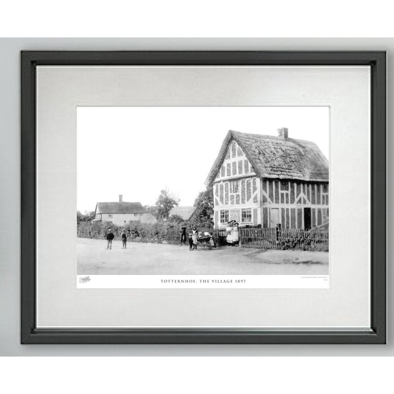 Totternhoe, The Village 1897 - Single Picture Frame Print, 45cm H X 60cm W x 2.3cm D