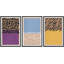 Motif de blocs de couleurs multicolores, variété de formes abstraites, illustrations, art moderne bohème, chic chic-100780875-100780874