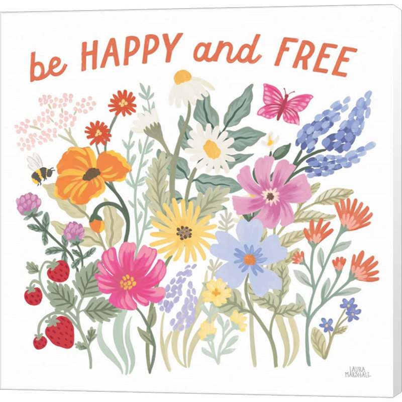 Wild Meadow III 12" x 12" Canvas Art Print