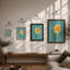 Daffodil in Bloom Botanical - Framed Print-712131488-712131518