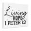 Écriture sur les murs 1 Pierre 1: 3 Our Living Hope-172079480