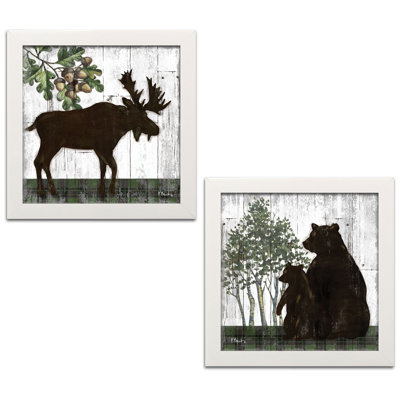 Wildwood Lodge III et IV par Paul Brent - ensemble de 2 reproductions