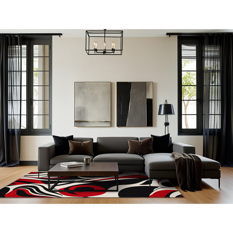 Aurora Ember Rug, Rectangle 8' x 10'