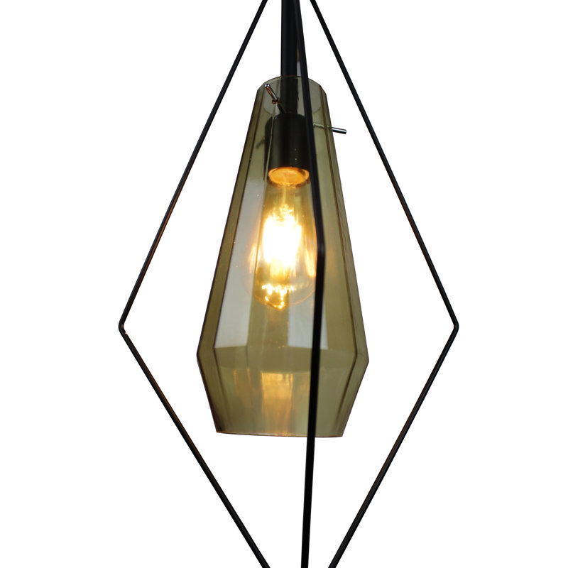 Luminaire suspendu géométrique 1 lumières simple Ailse