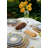 Elegant Ceramic Platter Set (2 Pieces), Grey, 11.4 x 11.4 inches | 100% Ceramic - Not Dishwasher or Microwave Safe | Perfect for Serving Appetizers & Desserts, Stylish Addition to Any Table Setting