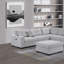 Ensemble de canapé-lit modulaire décontracté simple et capitonné 4 pièces-296653334