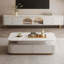 Table basse rectangulaire en bois manufacturé blanc-2032163204