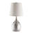 Tenya 2-Piece Urn Table Lamp Set with White Empire Shades, Silver-16760897
