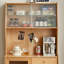 Armoire garde-manger moderne et multifonctionnelle à grande capacité
