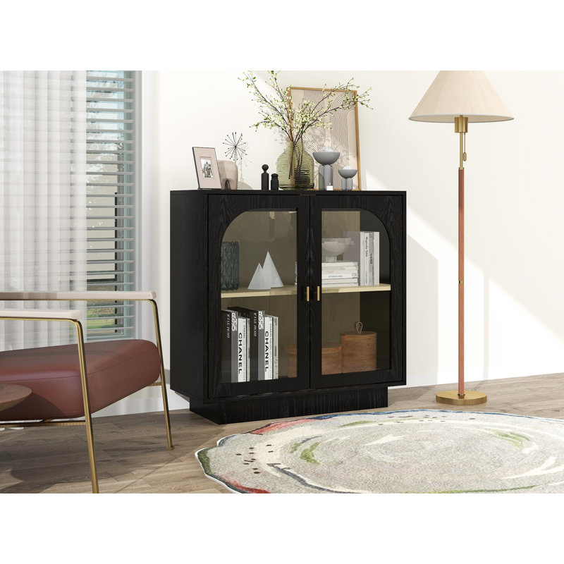 Rangement élégant pour salon moderne en panneau de particules durable