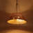 3-Light Modern Coastal Hand-Woven Rattan Pendant Chandelier-92306283