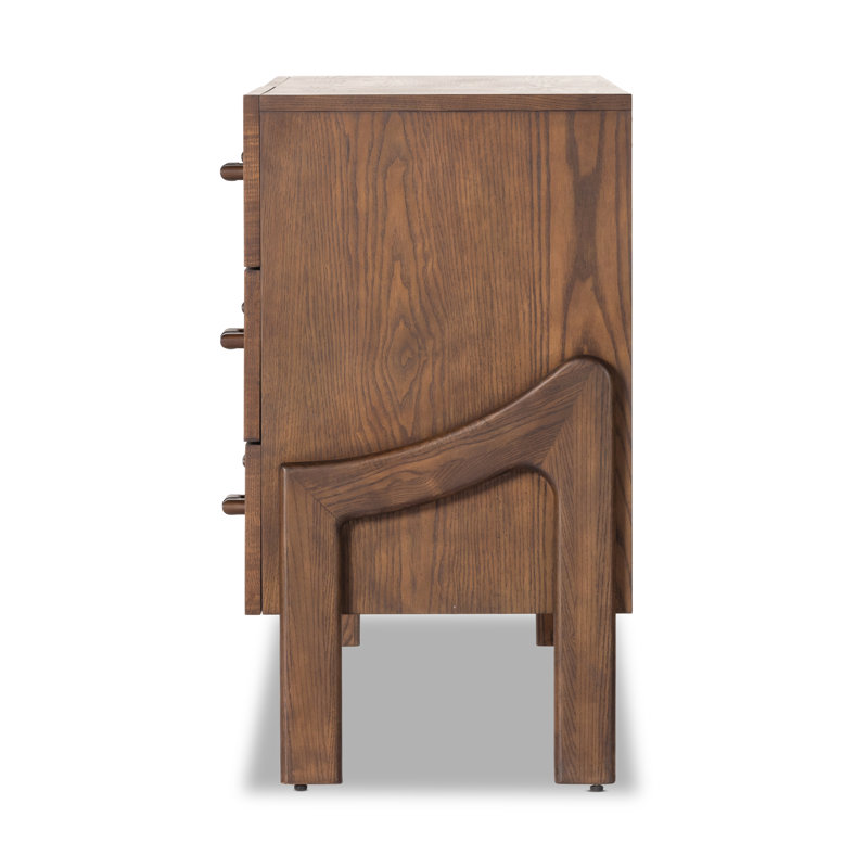 6 Drawer Dresser in Terra Brown Ash