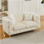 61.25-Inch Modern Luxury Velvet Sofa With Chesterfield Button Tufting And Metal Legs, Includes Two Decorative Pillows.-229098709