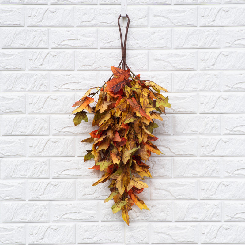 Faux Maple Swag, 12" L x 6" W x 28" H