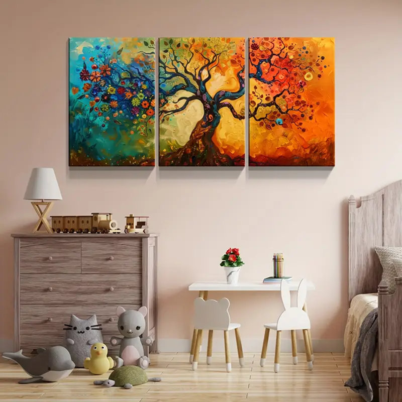 3 Piece Wrapped Canvas Print
