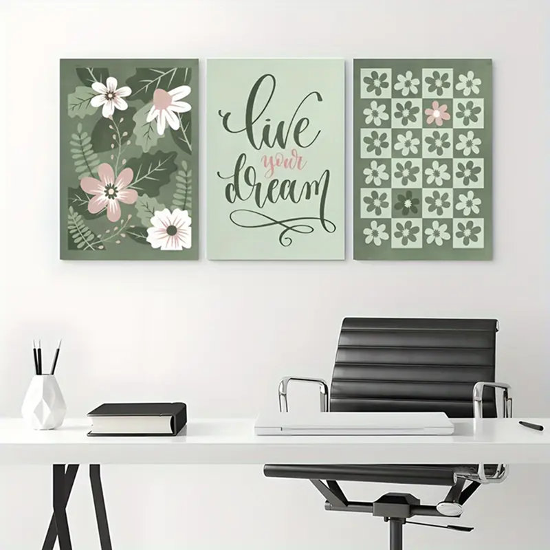 3 Piece Wrapped Canvas Print