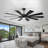 62"/72" 10 - Blade Farmhouse  Ceiling Fan With Light And Remote,3CCT Reversible DC Motor, 6-Speed-363977581