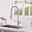 Robinet de cuisine sans contact, robinet de cuisine intelligent automatique mains libres Robinet de cuisine intelligent noir-120756984