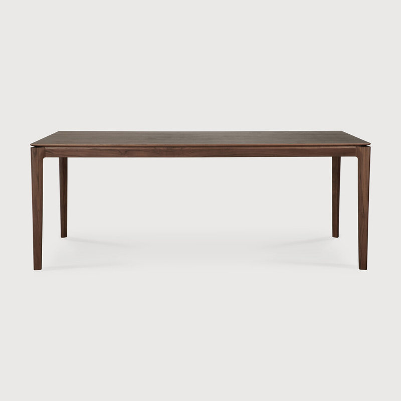 Bok Solid Wood Dining Table, 30"H x 87"L x 37.5"W, Teak Brown