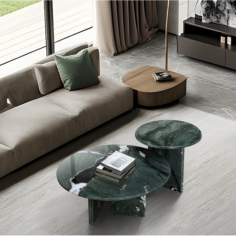 Ensemble de tables basses Luxury Green Luxury