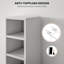 HOMCOM 204 CD Storage Tower Tall Storage Tower with 12 Tiers-114336125