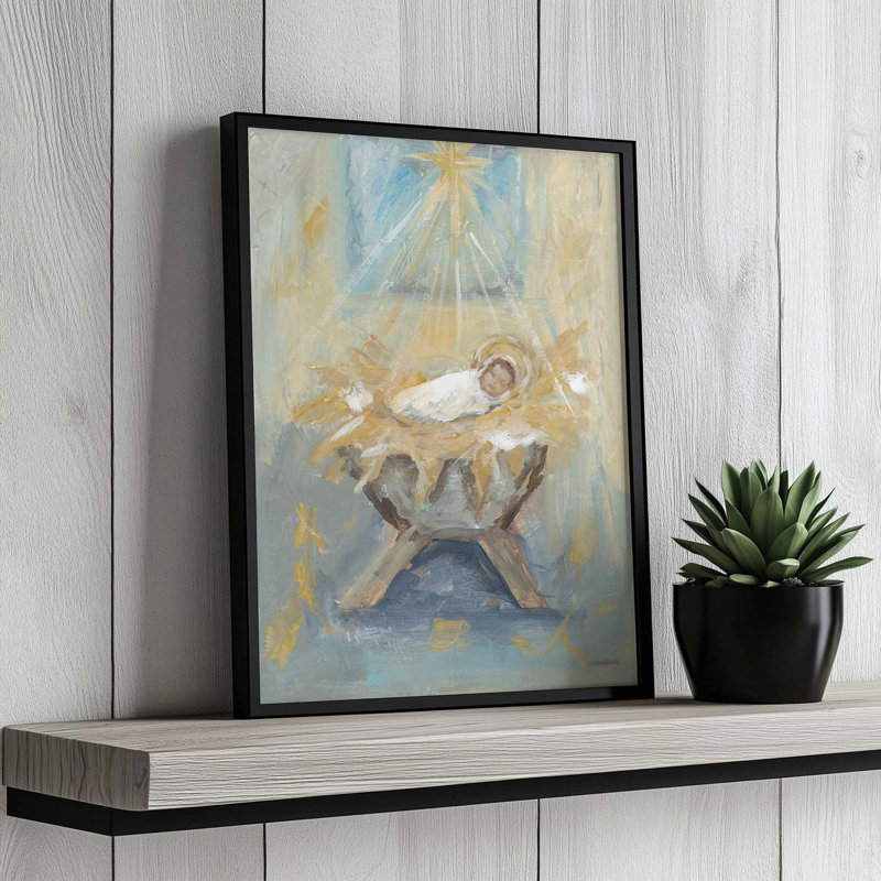 «Manger» par Mackenzie Kissell, reproduction d'art, L 30 x H 40, Argent, Impression encadrée