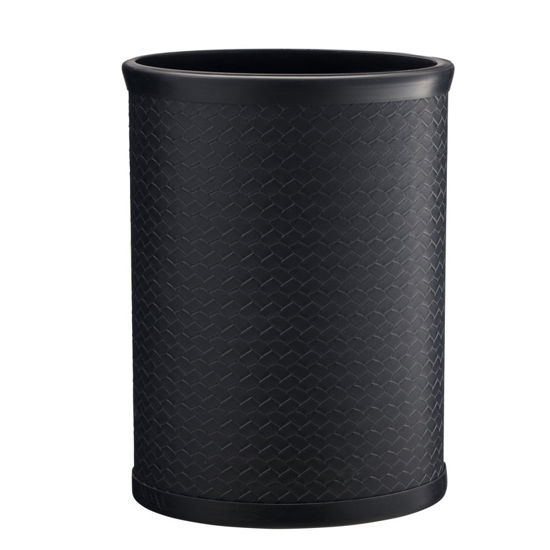 Bendross Plastic 3.25 Gallon Open Waste Basket, Eclipse