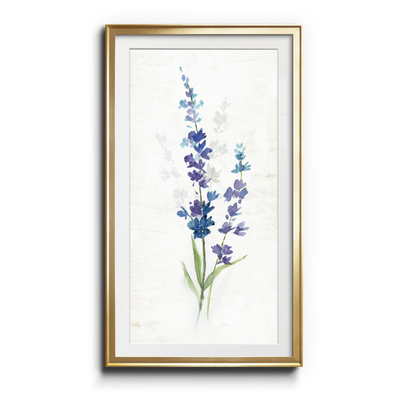Fresh Cut Lavender II - impression, Or, H 22,5 po x l 42,5 po x P 1,5 po