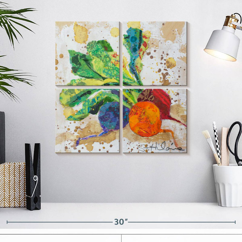Yarlin Veggie Splash I, H 18 po x l 18 po