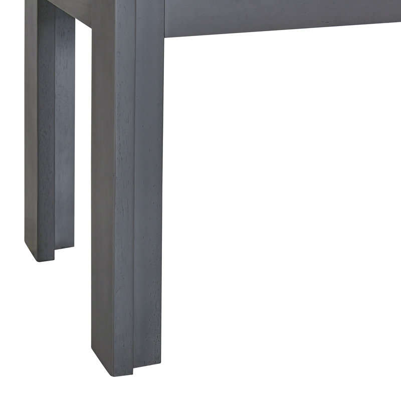 Ensemble de salle à manger rétro 3 pièces, table à tréteaux rectangulaire et 2 bancs en bois pour 4 personnes pour la salle à manger et la cuisine (gris)