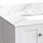 36" Engineered Stone Bathroom Vanity Top And White Ceramic(Vanity Base Not Included)