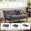 Canapé-lit futon convertible capitonné 66 po Serta-894021140