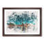 Reflection of the San Francisco Skyline - Picture Frame Painting Print-56856026-56856027