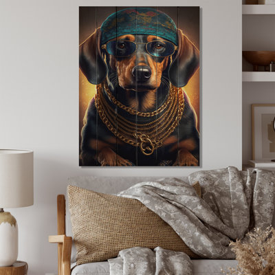 " Dachshund Gangster In NYC I "