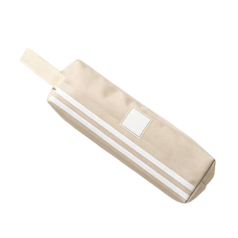 Trousse à crayons en toile avec poignée, grande capacité, pochette à fournitures scolaires, étui à crayons portable avec fermeture éclair, organisateur en tissu, sac d'école pour étudiants, cadeau de fin d'études