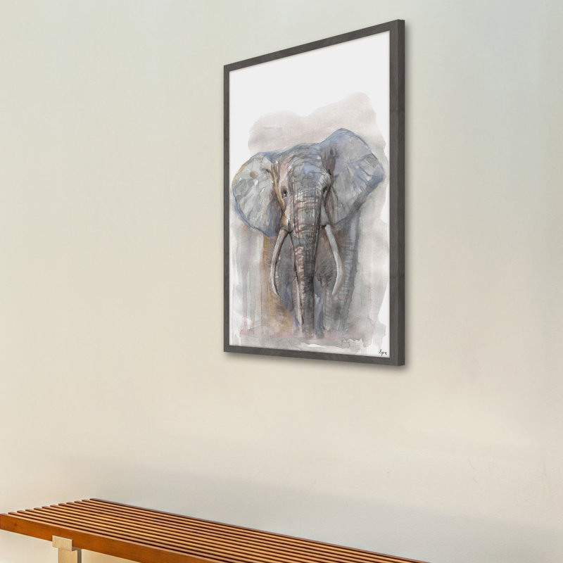 « stoic », reproduction d’art encadrée, H 30 po x l 20 po x P 1,5 po