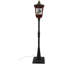 Snowing Santa Scene Lamp Post - 72 Inches