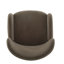 Fauteuil club à oreilles rembourré-1265748930
