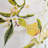 White Ceramic Vase with Yellow Lemon Motif-1695037284