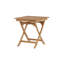Bukovinka Square Teak Solid Wood Outdoor Dining Table - 70 cm W 70 cm D