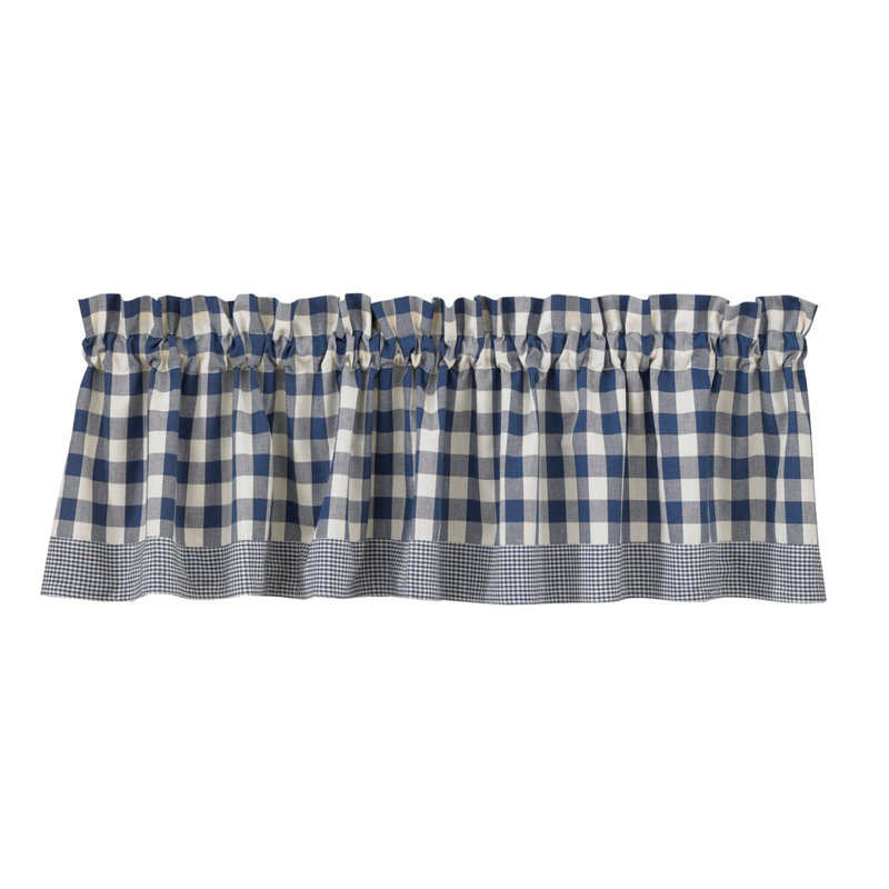  Cantonnière bleue 72 x 14, Bleu